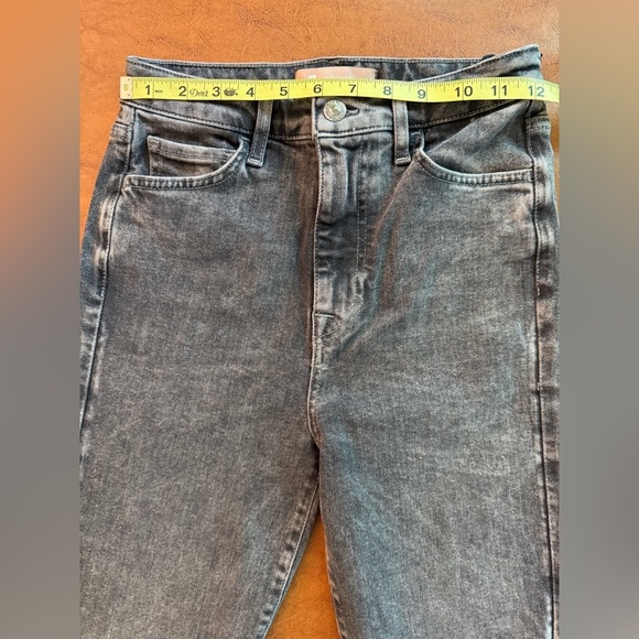 7 For All Mankind Ultra High-Rise Kick Jeans Size 25 Black $218 Retail NWT - Picture 9 of 9